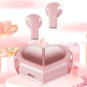 Fashionable Bluetooth Wireless Heart-Shaped TWS Earbuds: Perfecting Style, Comfort, and Sound