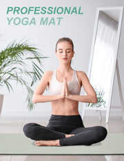 Non-Slip Yoga Mat With Strap