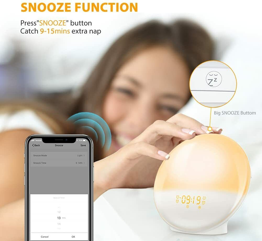 Digital Sunrise Alarm Clock