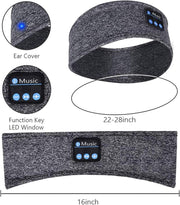 Sleep Mask Headphones with Bluetooth – Adjustable, Soft Eye Mask for Sleep and Relaxation with Built-In Wireless Earbuds - DBJ Global