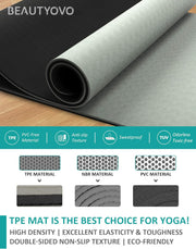 Non-Slip Yoga Mat With Strap