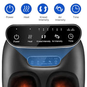 Shiatsu Foot Massager with Heat for Tired Foot Blood Circulation up to Size 11, Black