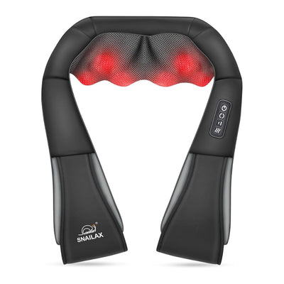 Neck Massager with Heat - Ergonomic Neck and Shoulder Massager with Soothing Heat Therapy for Pain Relief - DBJ Global