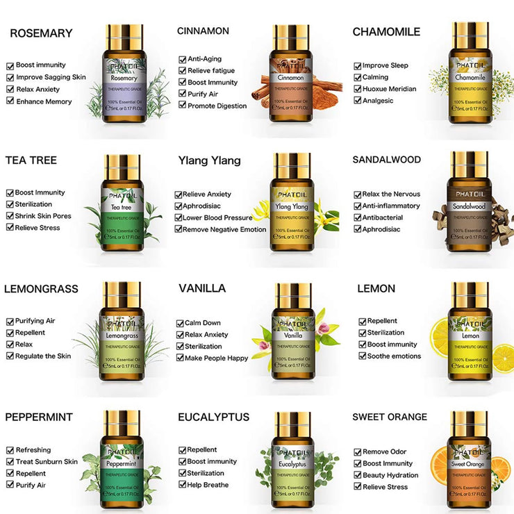 15pcs Essential Oils Set